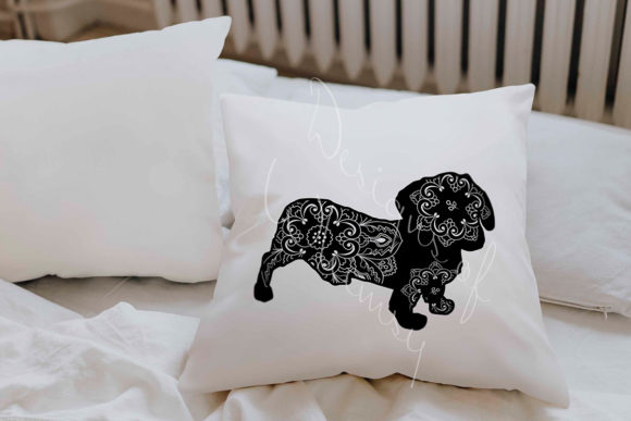 Dachshund Dog Short Hair Mandala