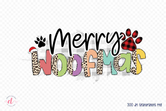 Merry Woofmas PNG – Christmas Dog PNG